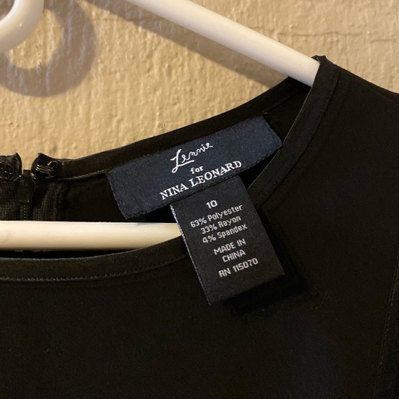 New Nina Leonard Sheath Dress size 10 - Picture 2 of 5